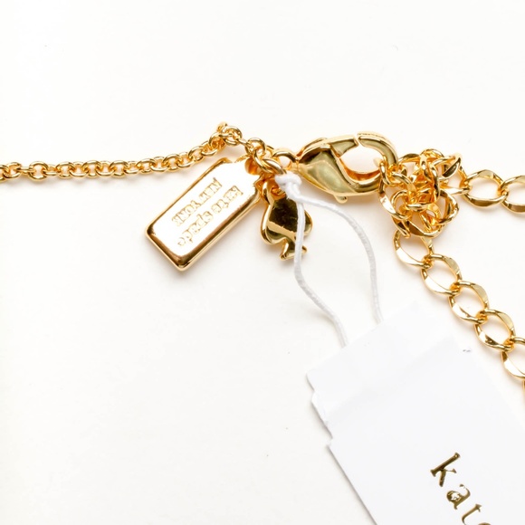 kate spade seahorse pink stone necklace - Picture 2 of 6